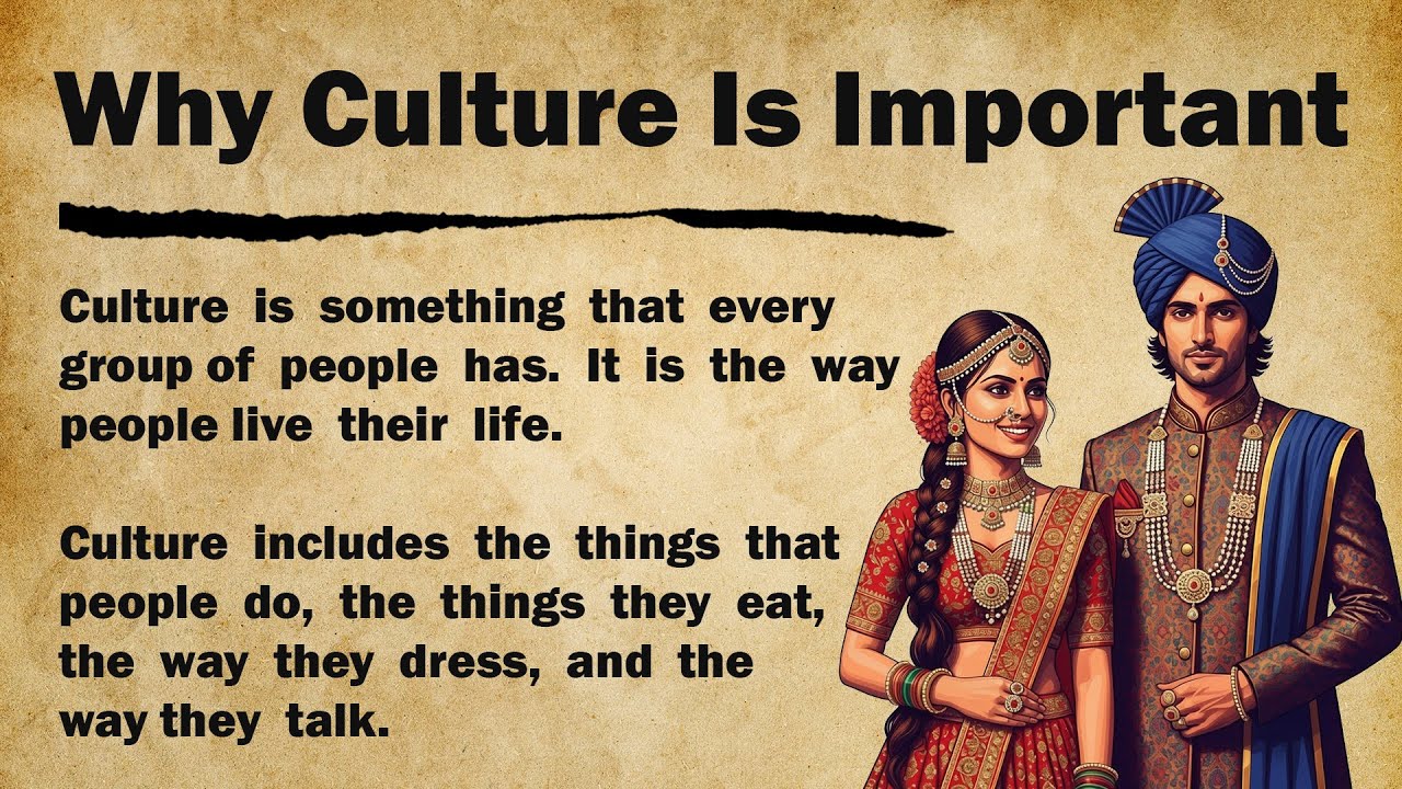Why Culture Is Important 🌍✨ || English Story Level 3 📖🎧 || Graded Reader 📘 || Improve Your English ✅