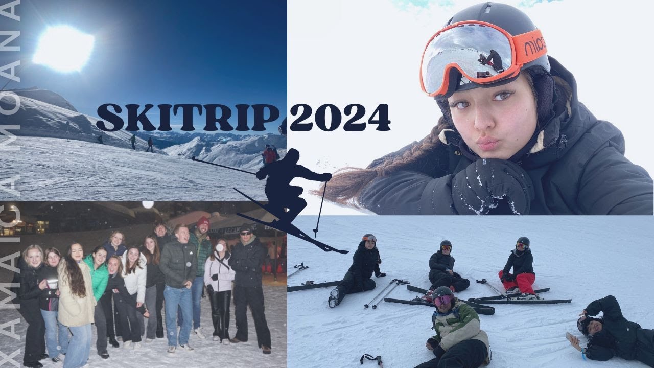 SKI TRIP VLOG! | first time skiing in La Plagne with EFR | Xamaica Moana