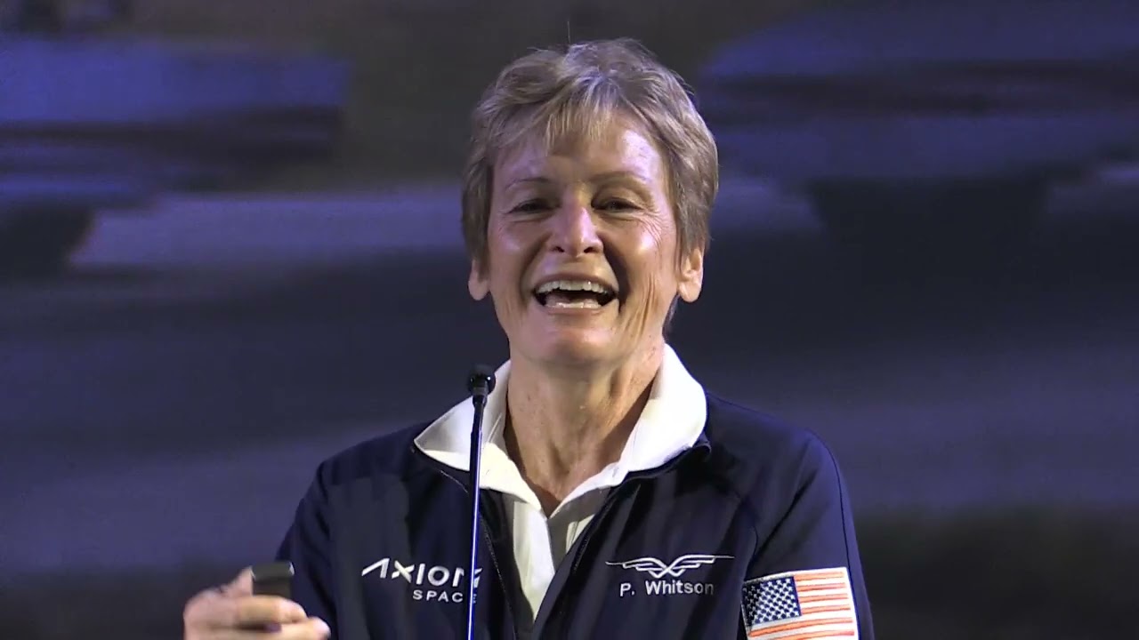 Astronaut Peggy Whitson Axiom Flight Suit Reveal | Space Center Houston