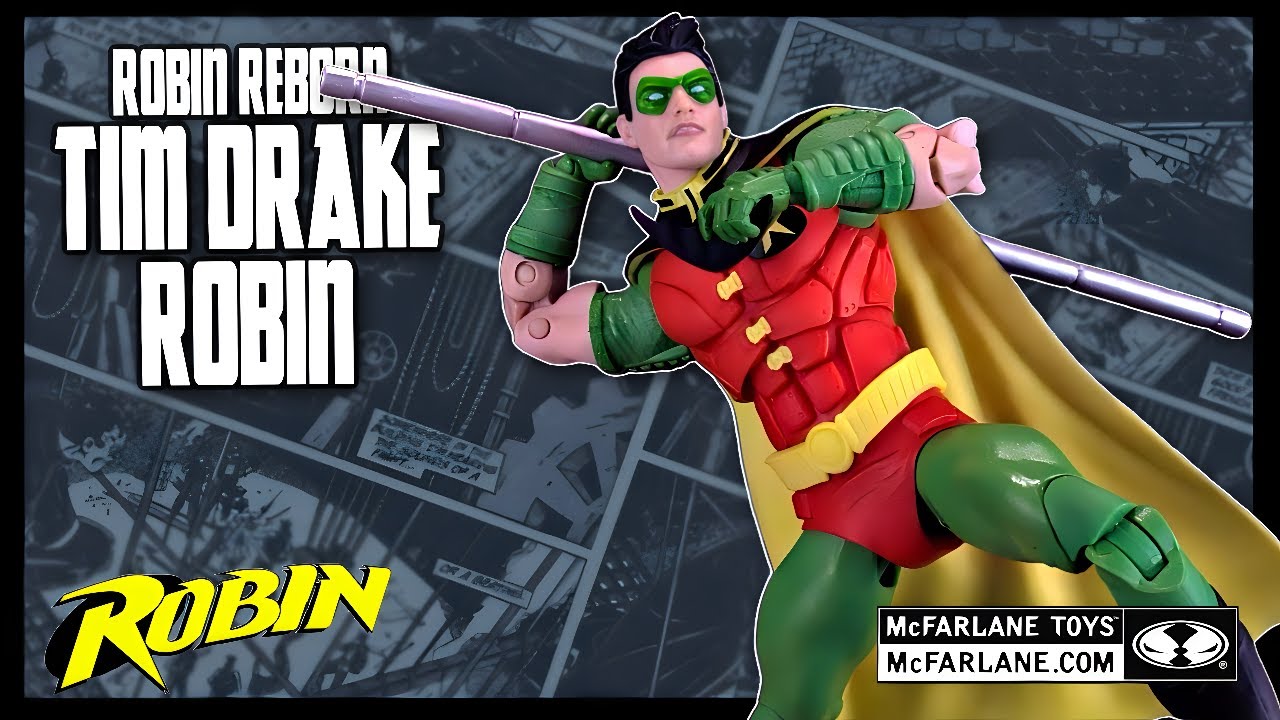 McFarlane Toys DC Multiverse Robin Reborn Tim Drake Robin @TheReviewSpot