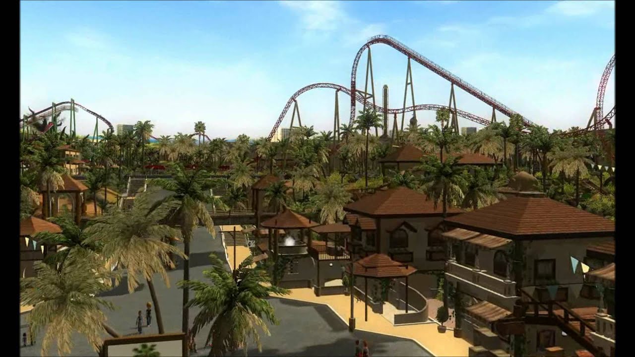 [RCT3] Burj Oasis Farewell (RCT3 Park)
