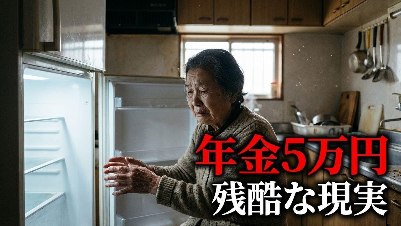 年金5万、84歳女性の絶望。空の冷蔵庫が語る残酷な現実