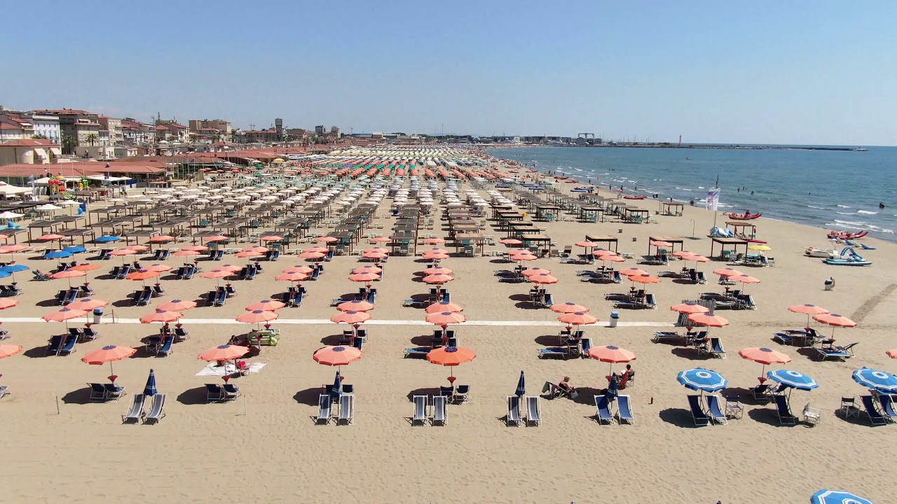 Viareggio, Tuscany 4K by Drone