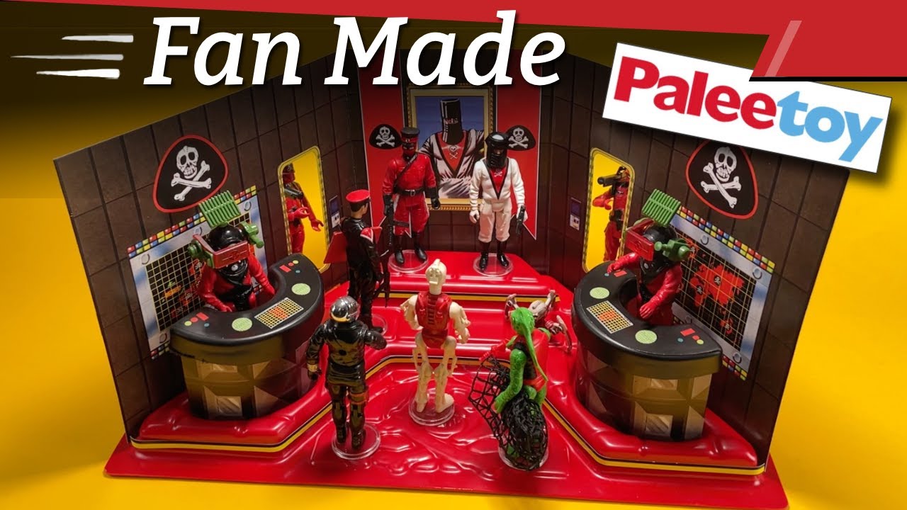 First Review Of The Baron's Lair Playset From Paleetoys - Vintage Action Force