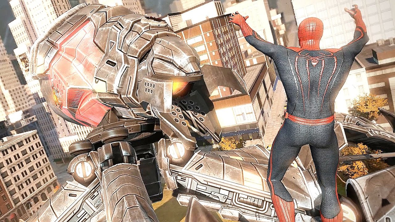 The Amazing Spider-Man Giant Robot Boss Fight & Prison Escape Battles