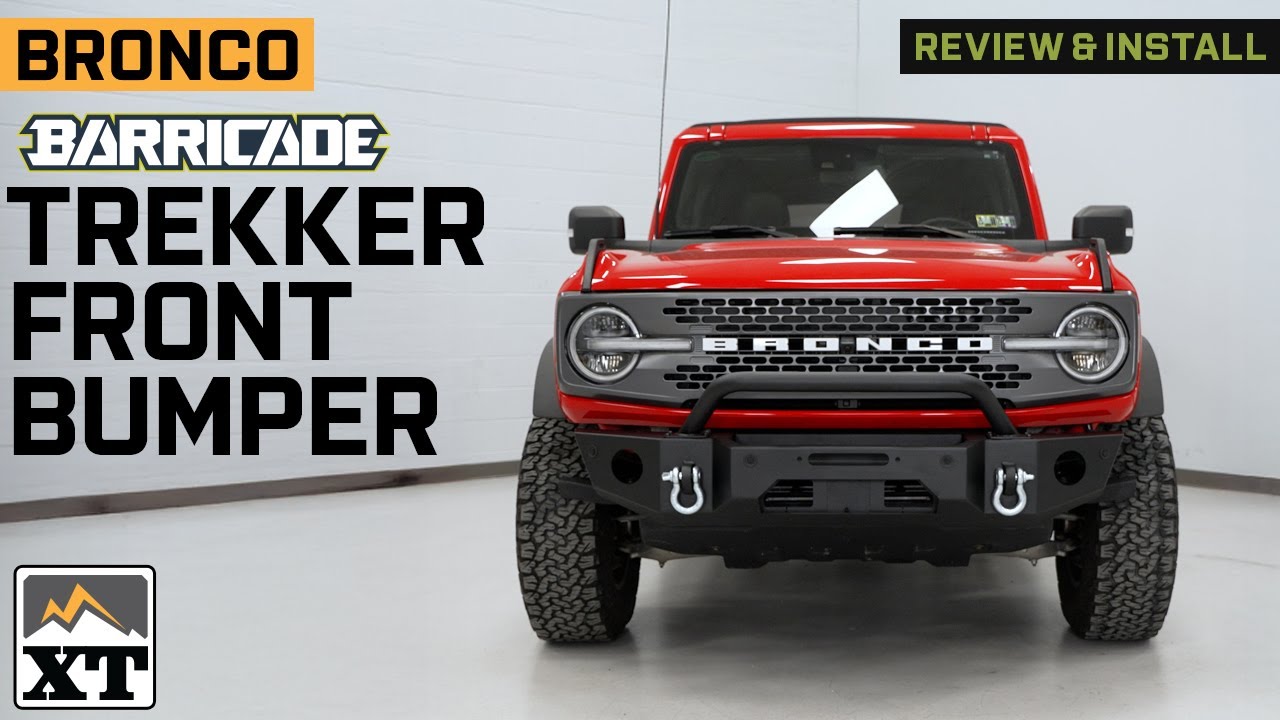 2021-2025 Bronco Barricade Trekker Front Bumper Review & Install