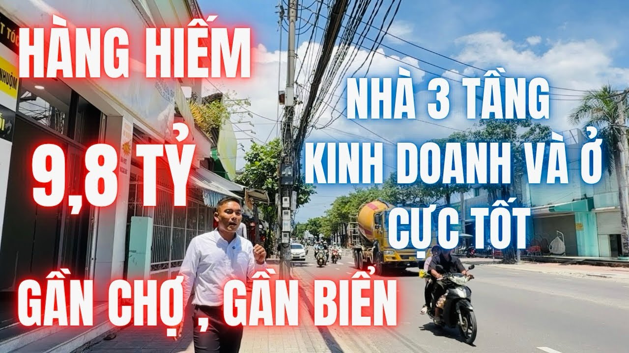 🔥 Sót lại Duy Nhất . Bán nhà Nha Trang , đường 22,5m . Gần Biển , gần Chợ , giá chỉ nhỉnh 9 Tỷ 