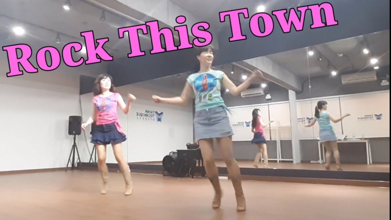 Rock This Town  linedance ♥️(Improver) (Dance &Count)