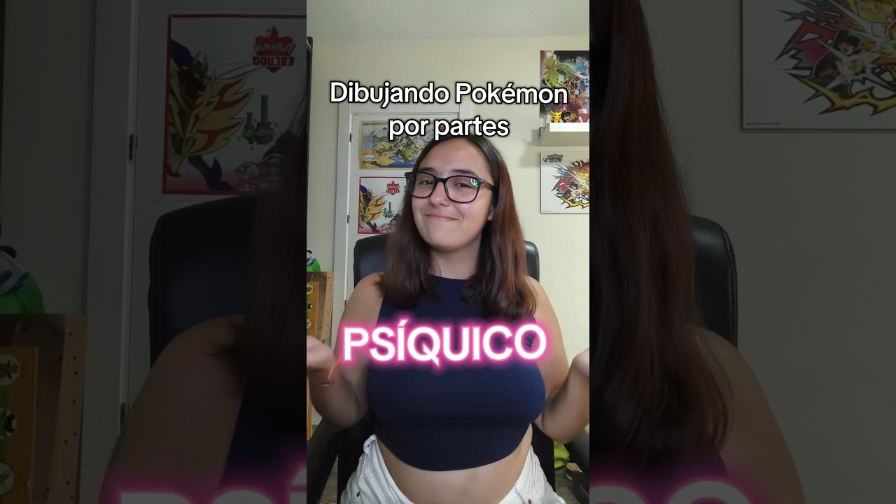 DIBUJANDO POK&Eacute;MON POR PARTES DE TIPO PS&Iacute;QUICO✨👁️