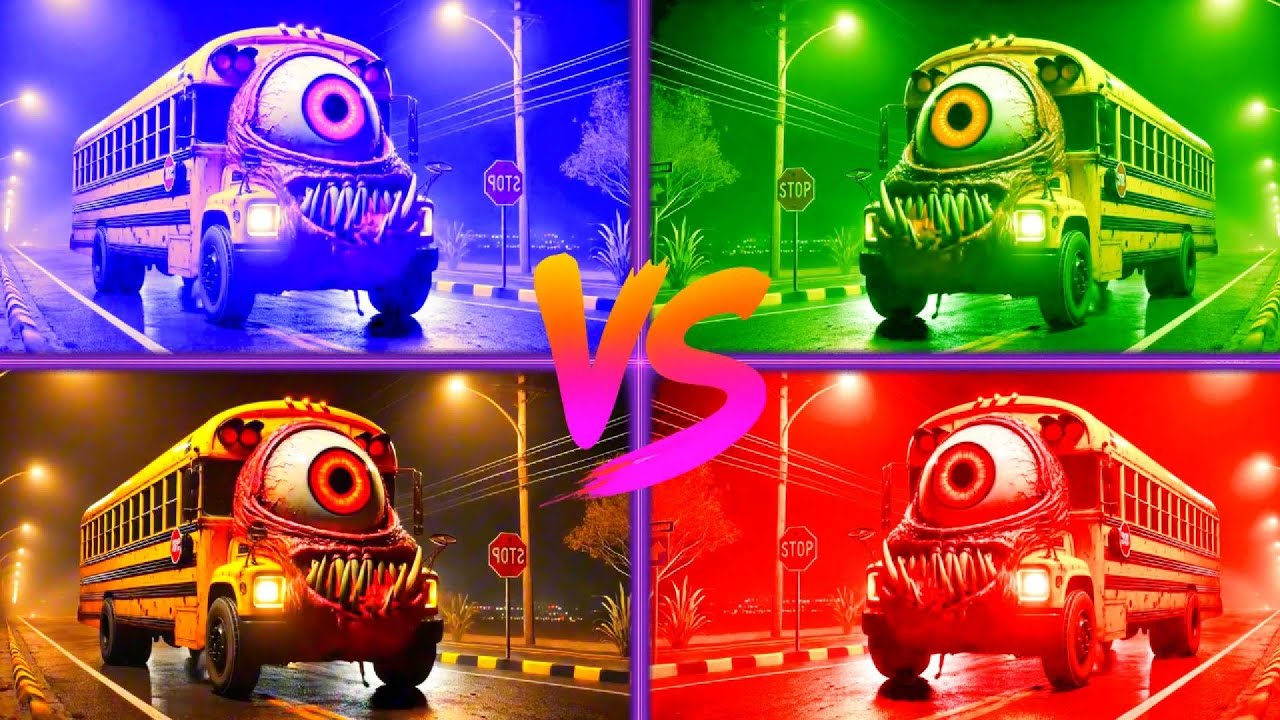 ℹ️ 🚀 EPIC Tiles Hop Battle | School Bus vs Train Eater (Impossible!)