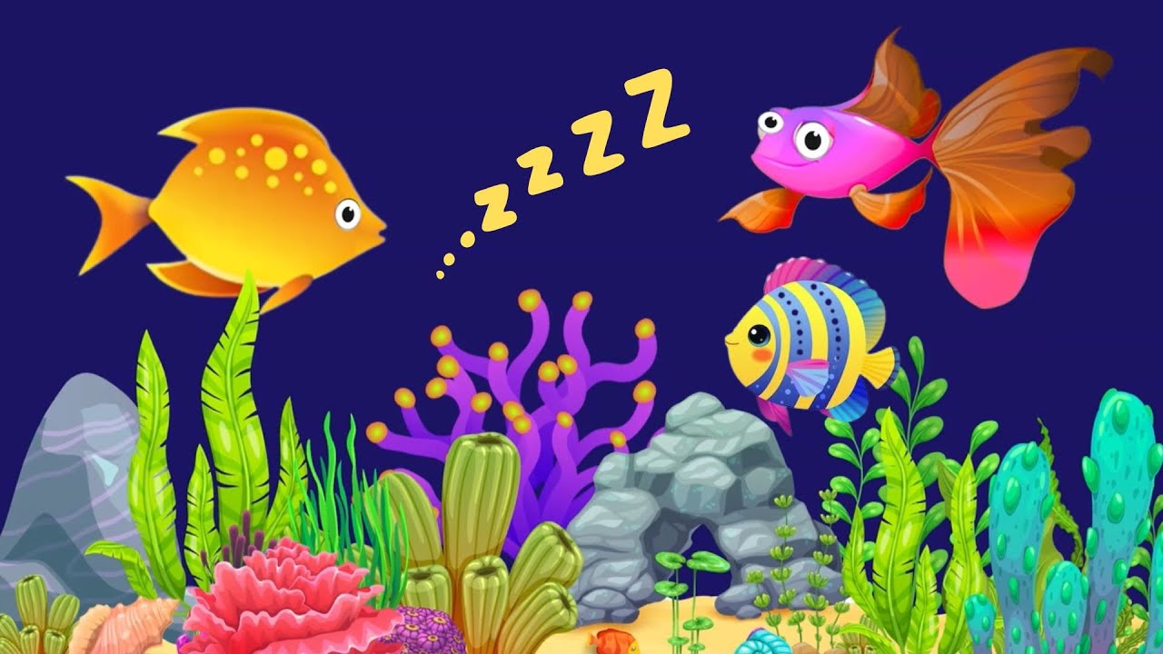 Bedtime Lullaby for Babies, Kids & Parents 😍 Animation🐟Fish lullaby🐟Calming Fishes #189  #babysle