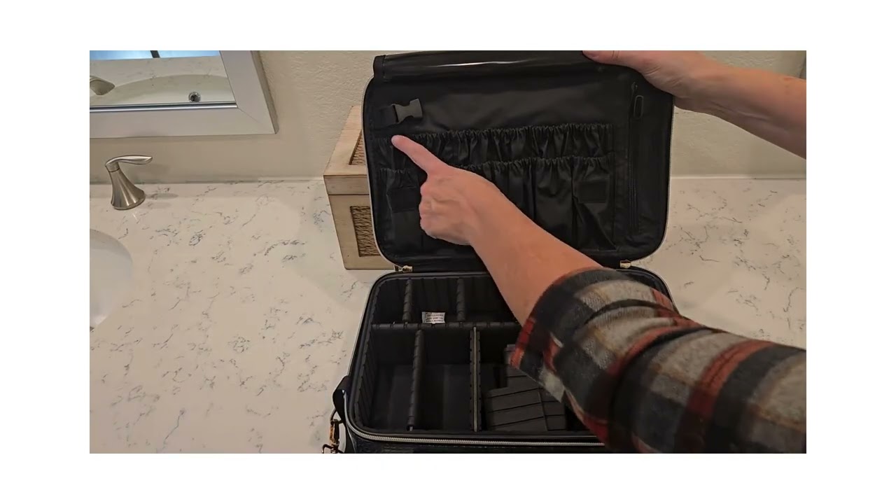 Travel Makeup Train Case Makeup Cosmetic Case