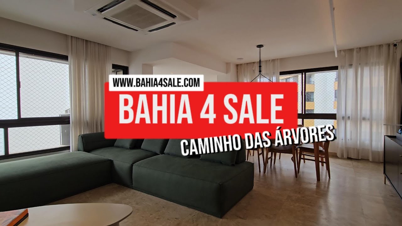 Caminho das Árvores: 181m², 3 suítes, 3 vagas e lazer exclusivo | R$ 1.350.000,00