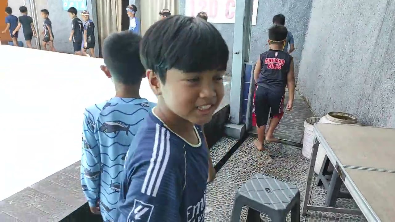 ALTHAF SAMA ALTHEA BERENANG DI KOLAM RENANG SULAKSANA BARU BANDUNG PART 1