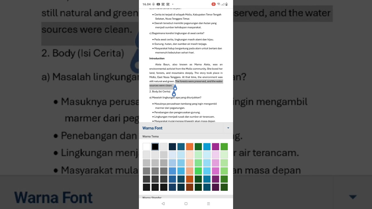 Contoh Penyusunan Narrative Essay| Narrative Text| Indonesian Environmental Activist| Eleventh Grade