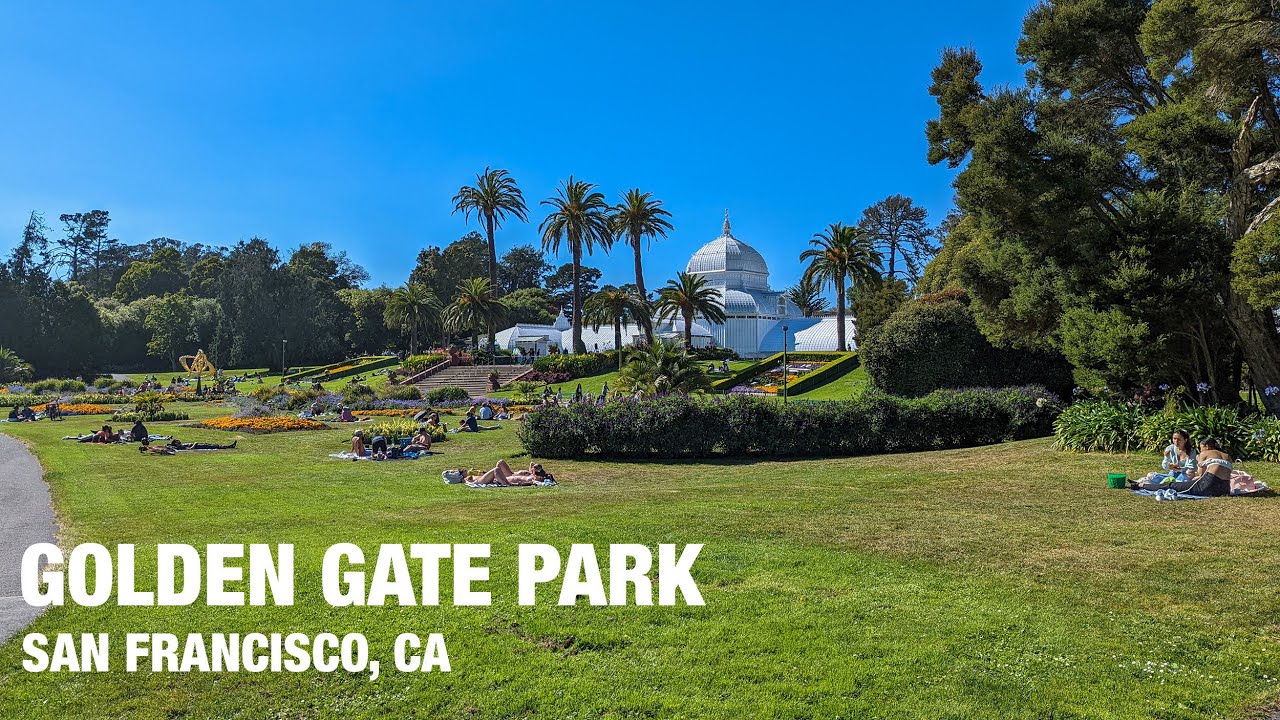 Golden Gate Park San Francisco | The third most visited park in USA - California walking tour 2022