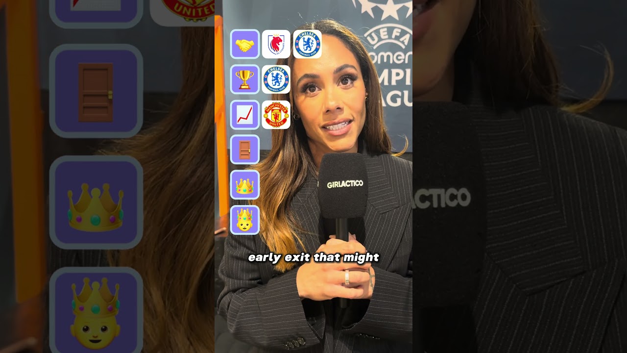 Alex Scott Predicts the Women&rsquo;s Champions League 2025 | Chelsea, Man United & Lyon 👀⚡