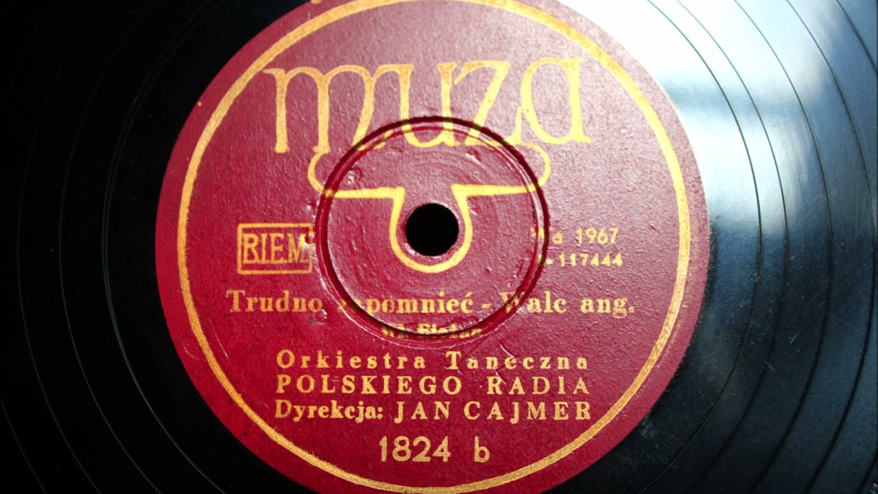 R&oacute;że w oknie / Trudno zapomnieć - Orkiestra Taneczna Polskiego Radia Dyr.  Jan Cajmer