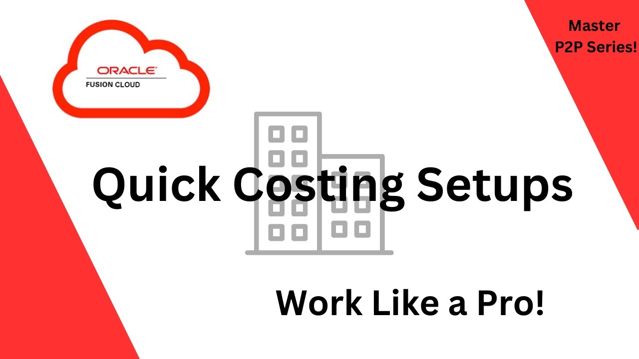 📊Oracle Fusion Costing with Quick Setup in Minutes 🛠️