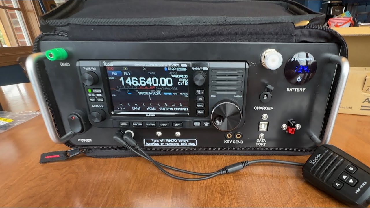 W2HVH Enclosures Icom IC705 Go Bag