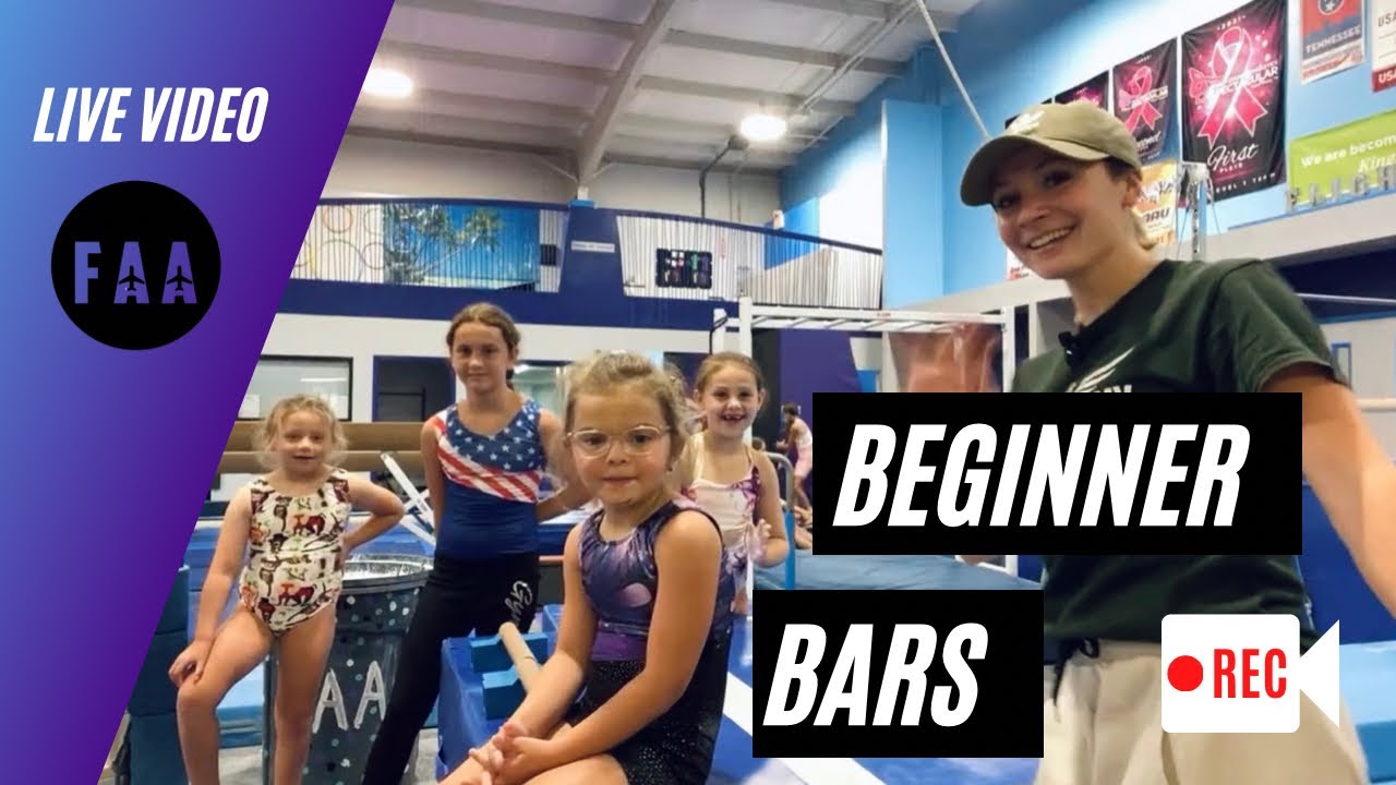 Beginner 2 Bars Live with Coach Victoria (Recreational Gymnastics)