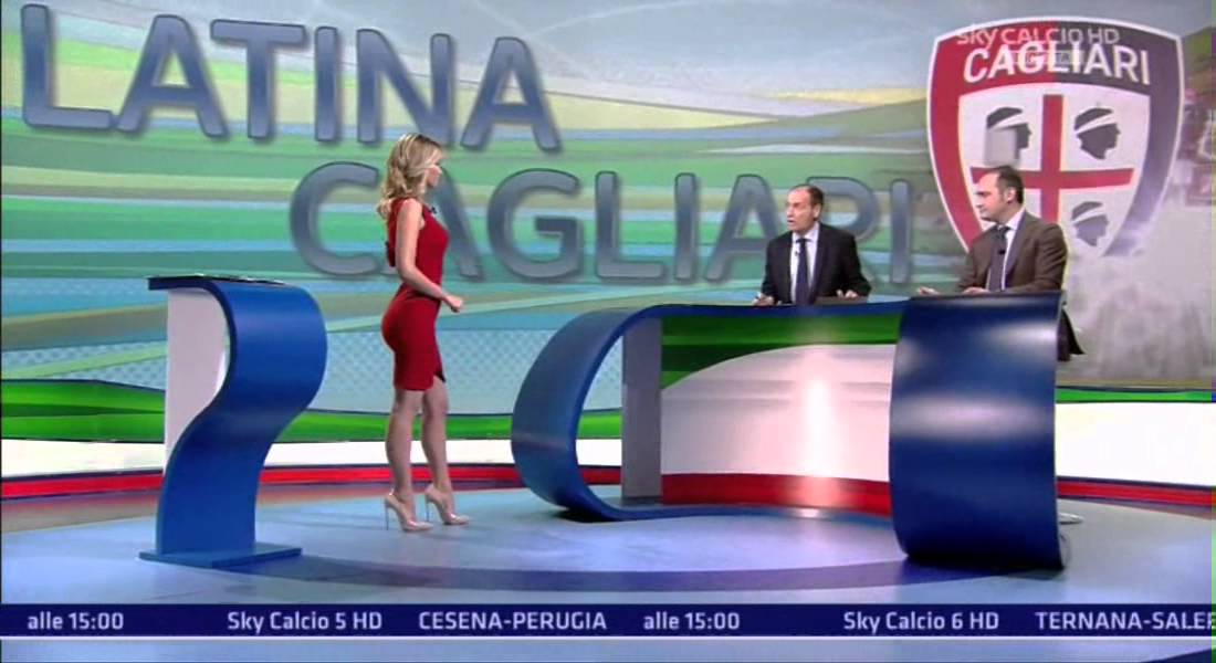 Diletta Leotta Sky Serie B 13 Febbraio 2016