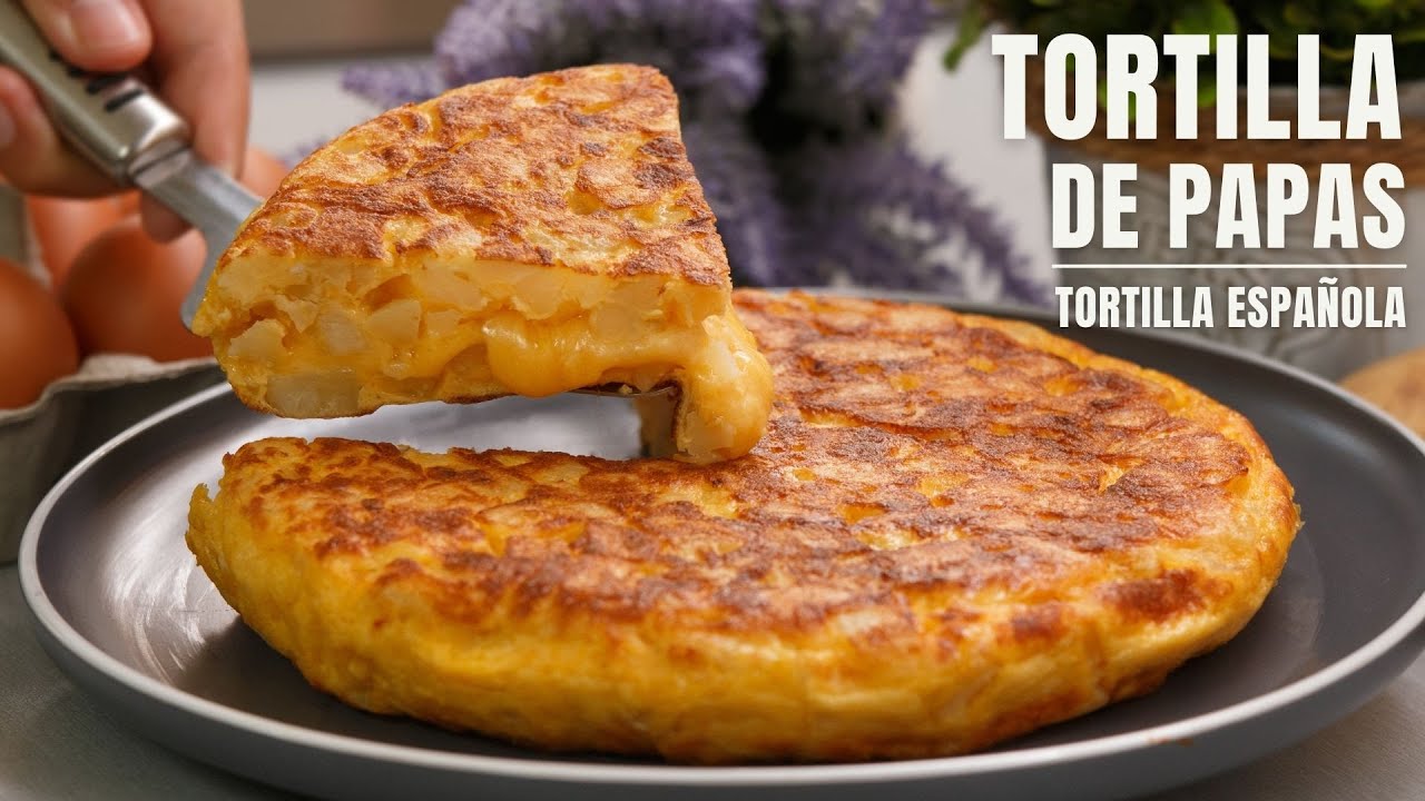 Tortilla de papas, la receta de tortilla Española que mas gusta en casa para desayunar, fácil y rica
