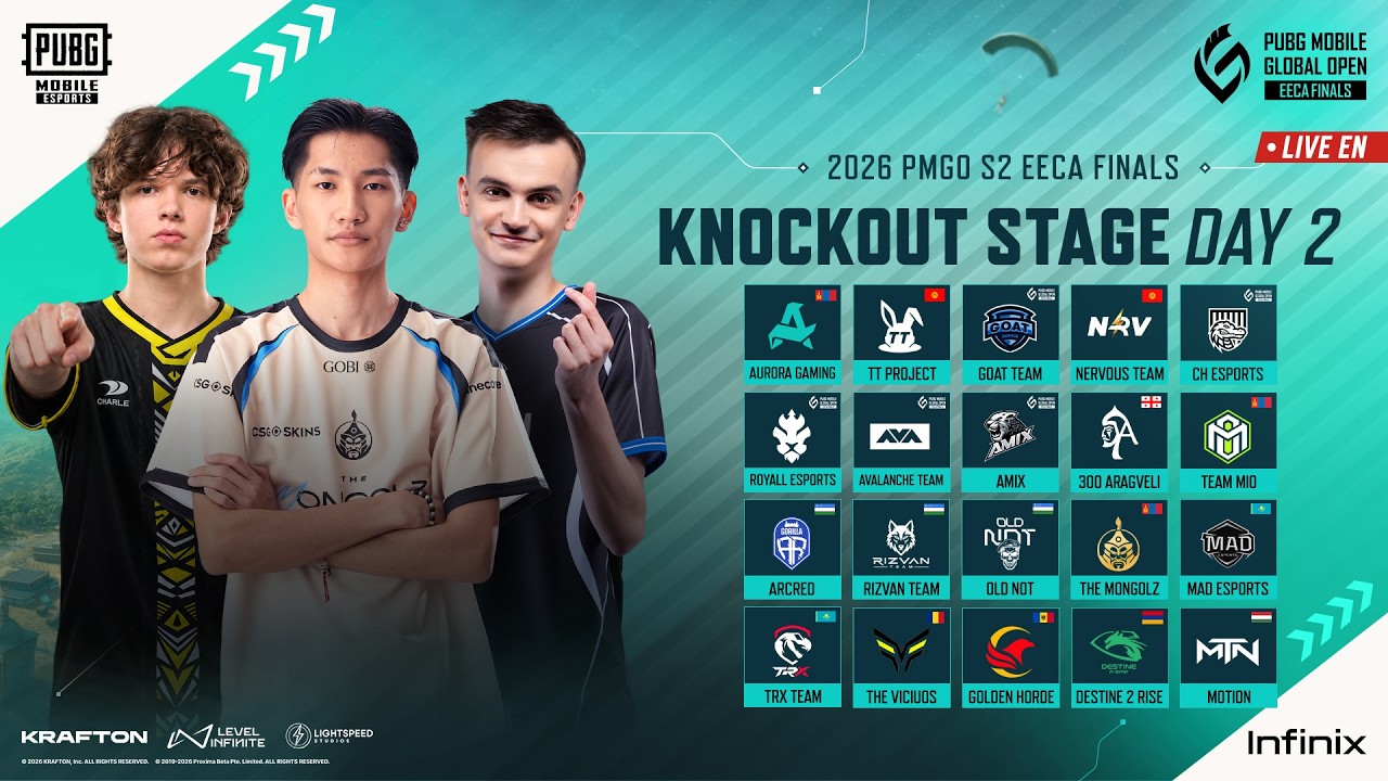 [EN] 2026 PMGO Season 2 Eastern Europe & Central Asia Finals | Knockout Stage Day 2