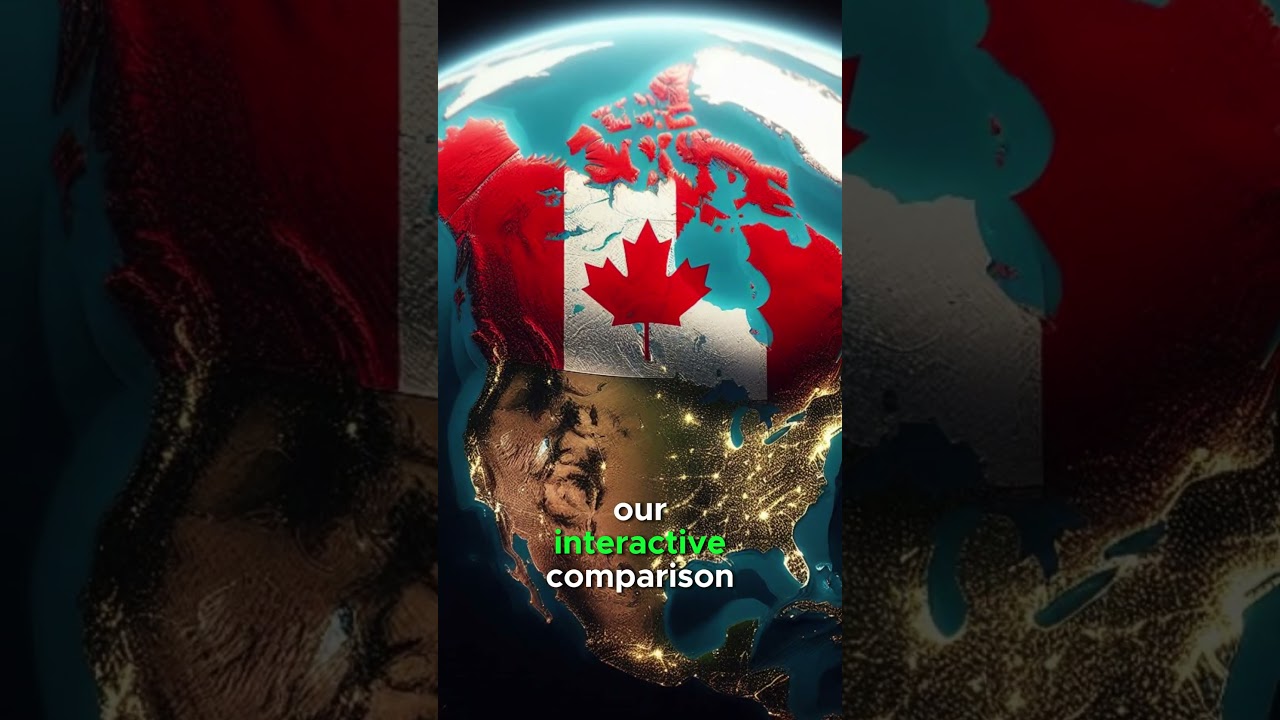 True Size of Countries in 1 Minute! 🌍