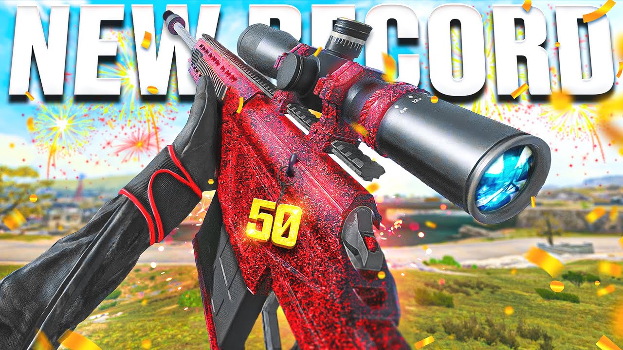 Solo Quads, but I got 50 kills with a Sniper Rifle. (New Record)