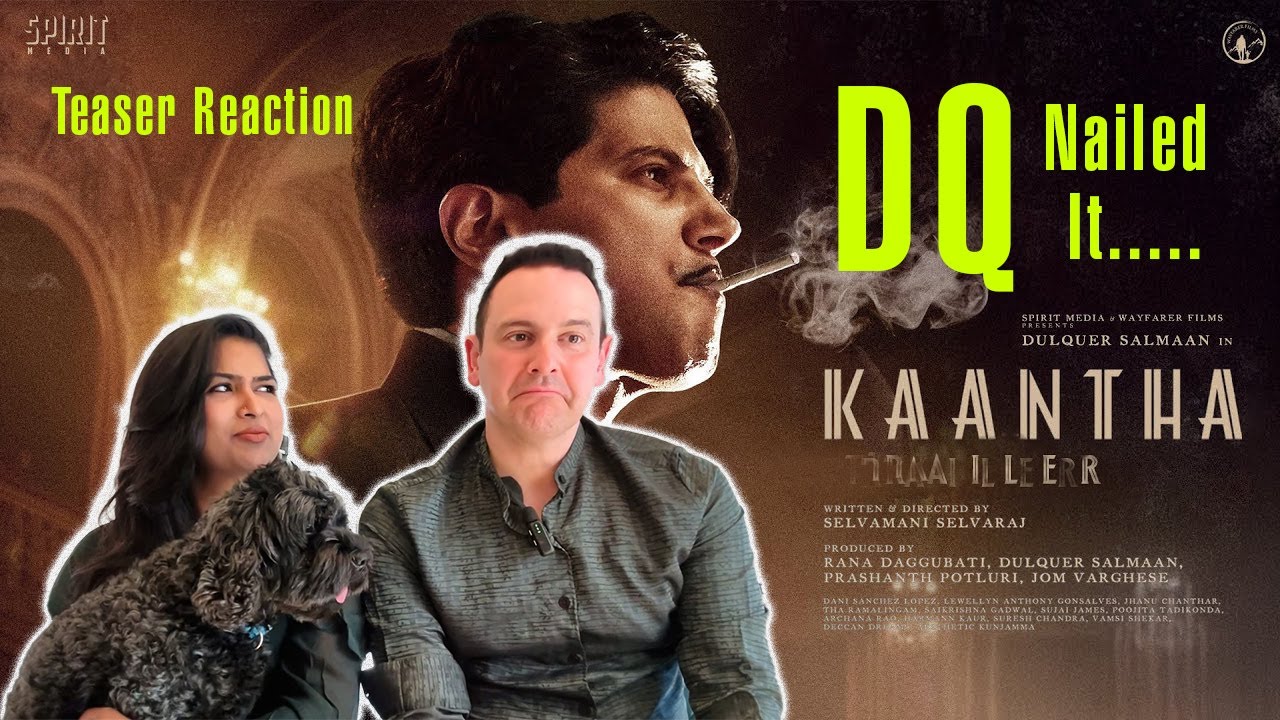 Italian Reacts to KAANTHA Teaser | Dulquer Salmaan in a 1950s Madras Masterpiece!