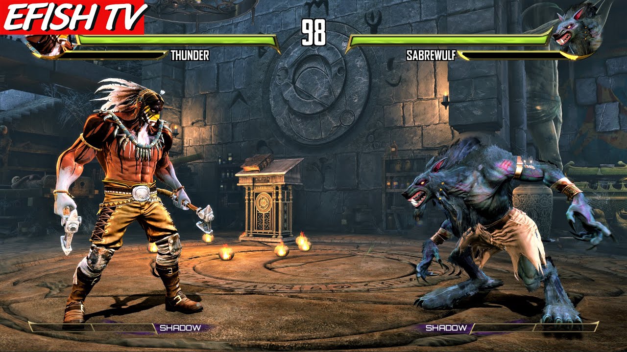 Thunder vs Sabrewulf (Very Hard) - Killer Instinct