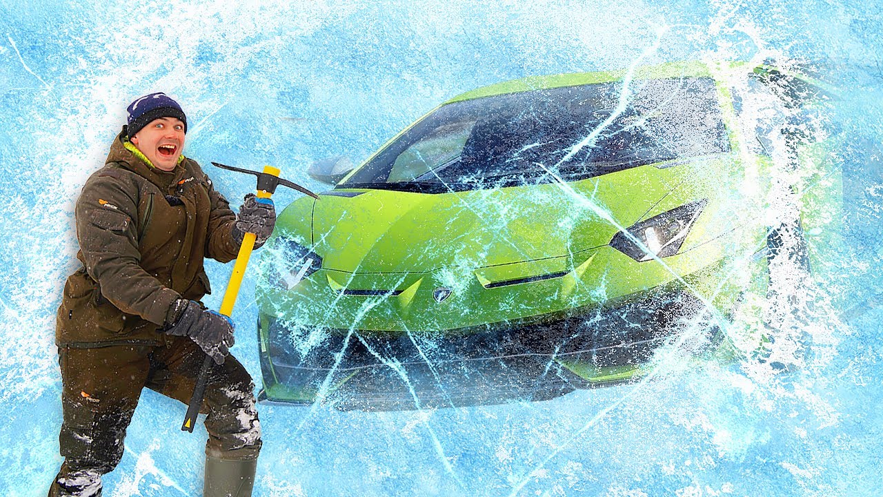 Found Lamborghini Trapped in Ice! How to get it?