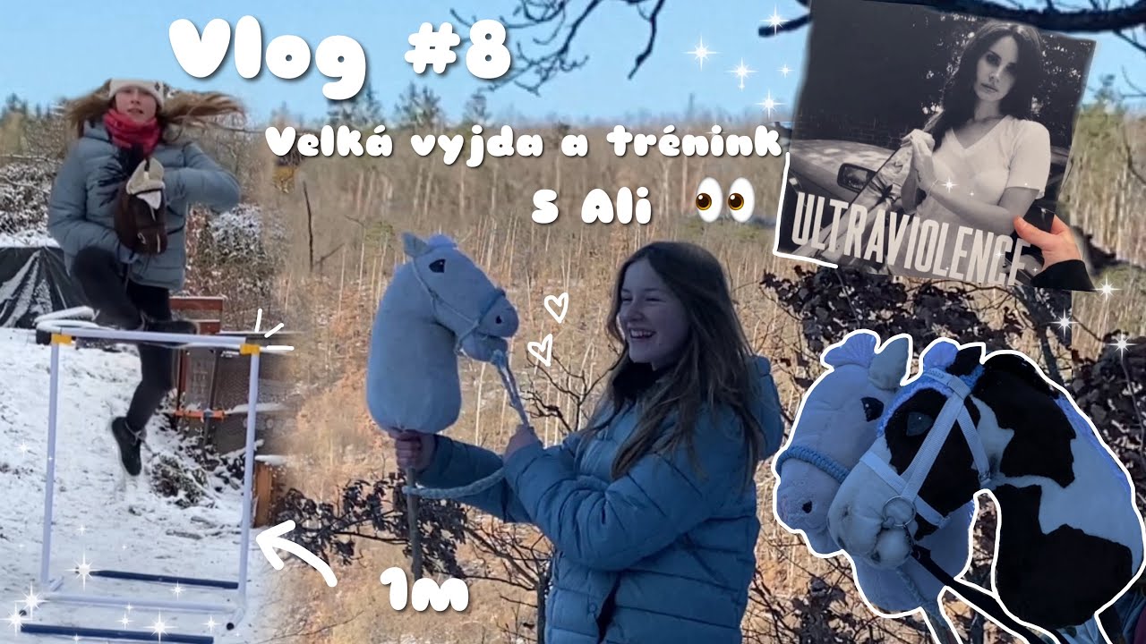 Vlog #8 ~ hobbyhorse trénink a vyjížďka s @khtali