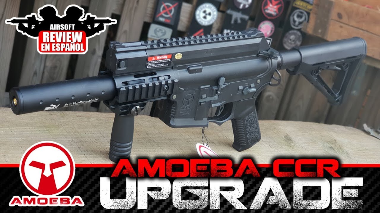 Review + Gameplay /AMOEBA CCR MOD1 UPGRADE for VSGUN | Airsoft Review en Español