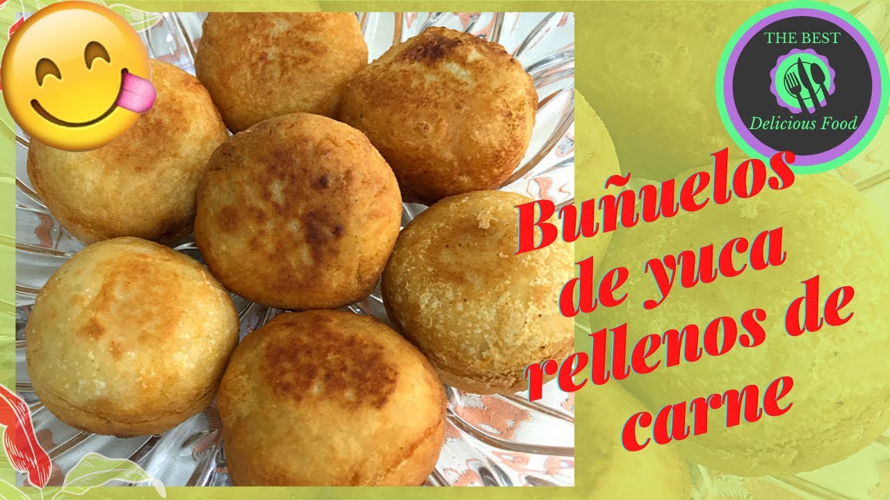 Buñuelos de Yuca 🥙 Rellenos de Carne Molida (SUPER DELICIOSO) 😋