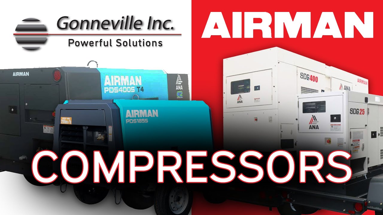 Airman 185CFM & 400CFM Portable Compressors