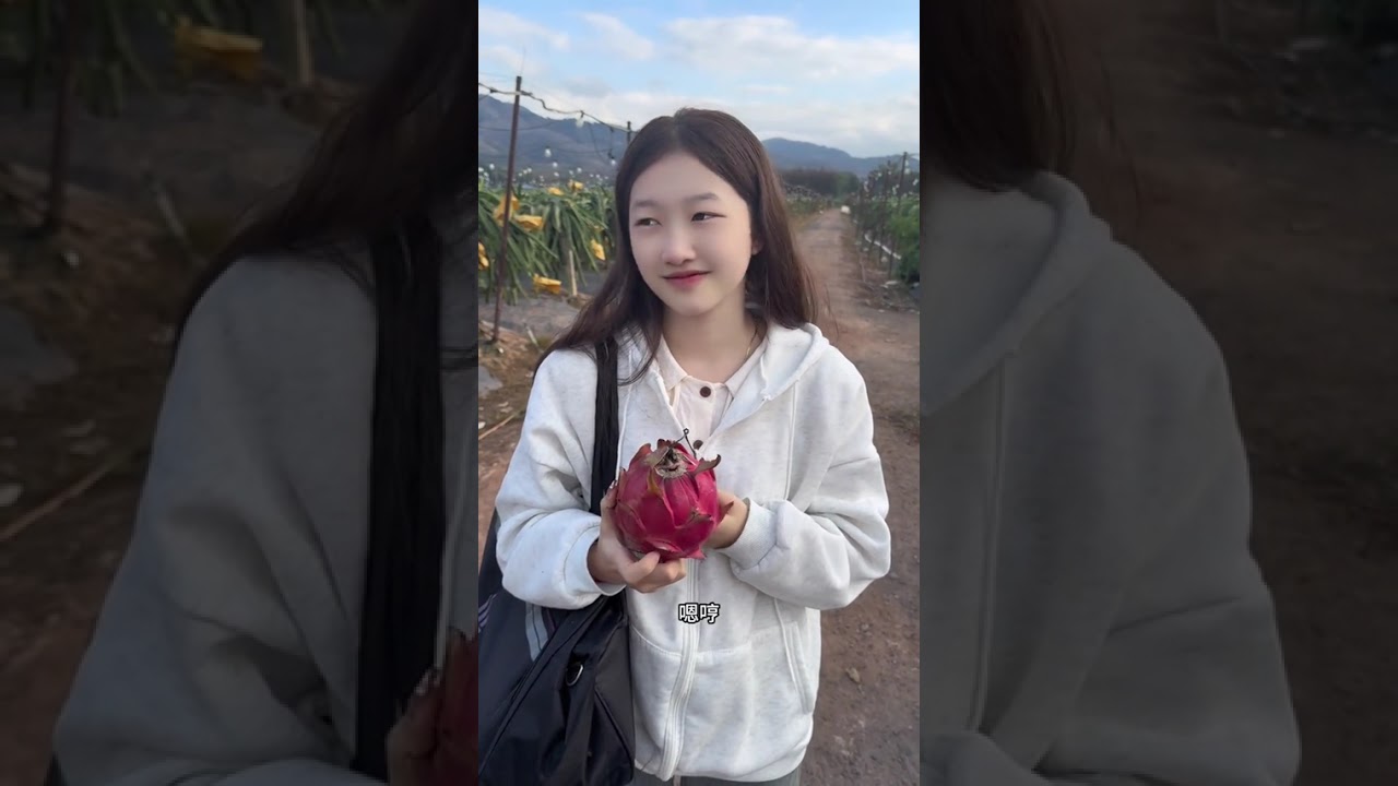 遇到一个偷水果的老挝苗族女孩