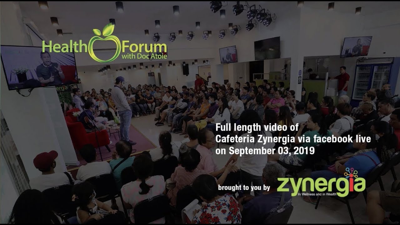 3 September 2019 | Cafeteria Zynergia via Facebook Live