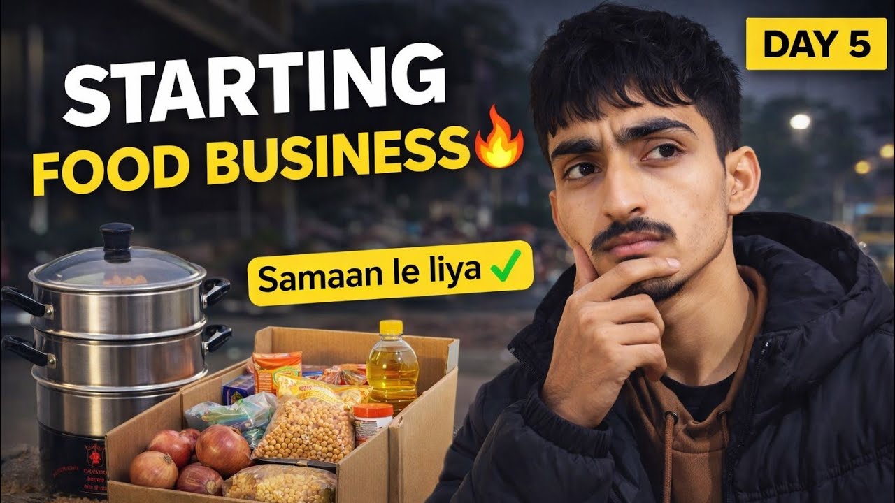 Day 5 | Starting Food Business 🔥DC Office Se MC Tak | Real Struggle