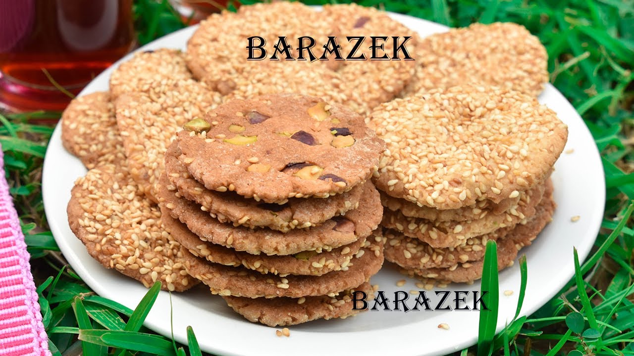 Barazek, Syrian Sesame Cookies, Authentic 
