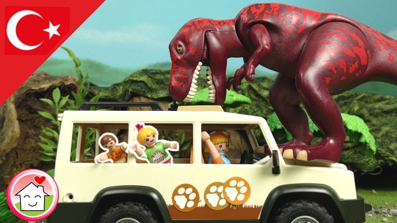 Playmobil Türkçe Dinozor Safarisi - Hauser Ailesi cucuk filmi