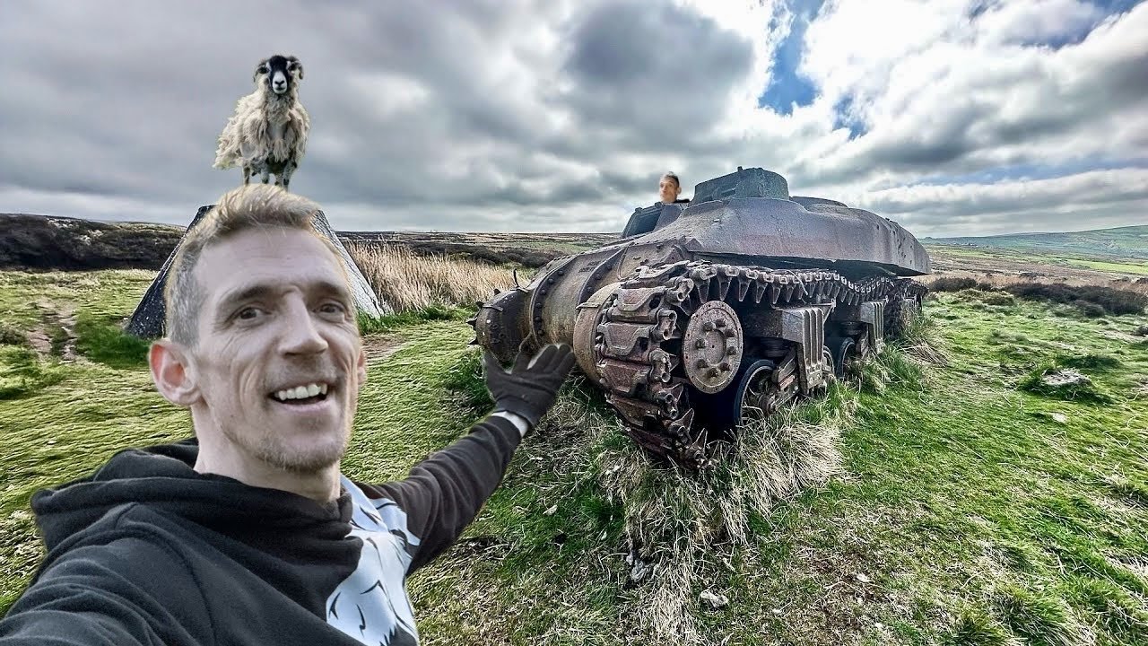 Kangaroo APC Tank in the middle of the Peak District!