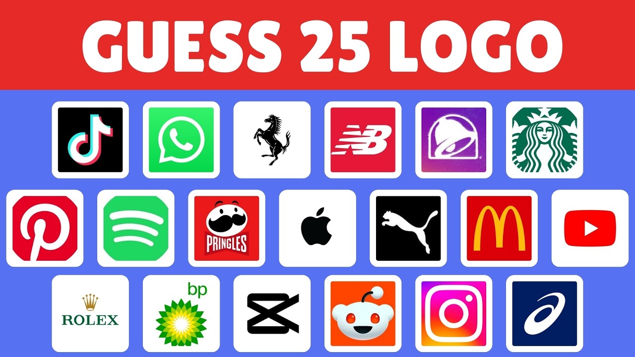 Guess The Logo Quiz 🍏 | Can You Guess Logos? l EP 10