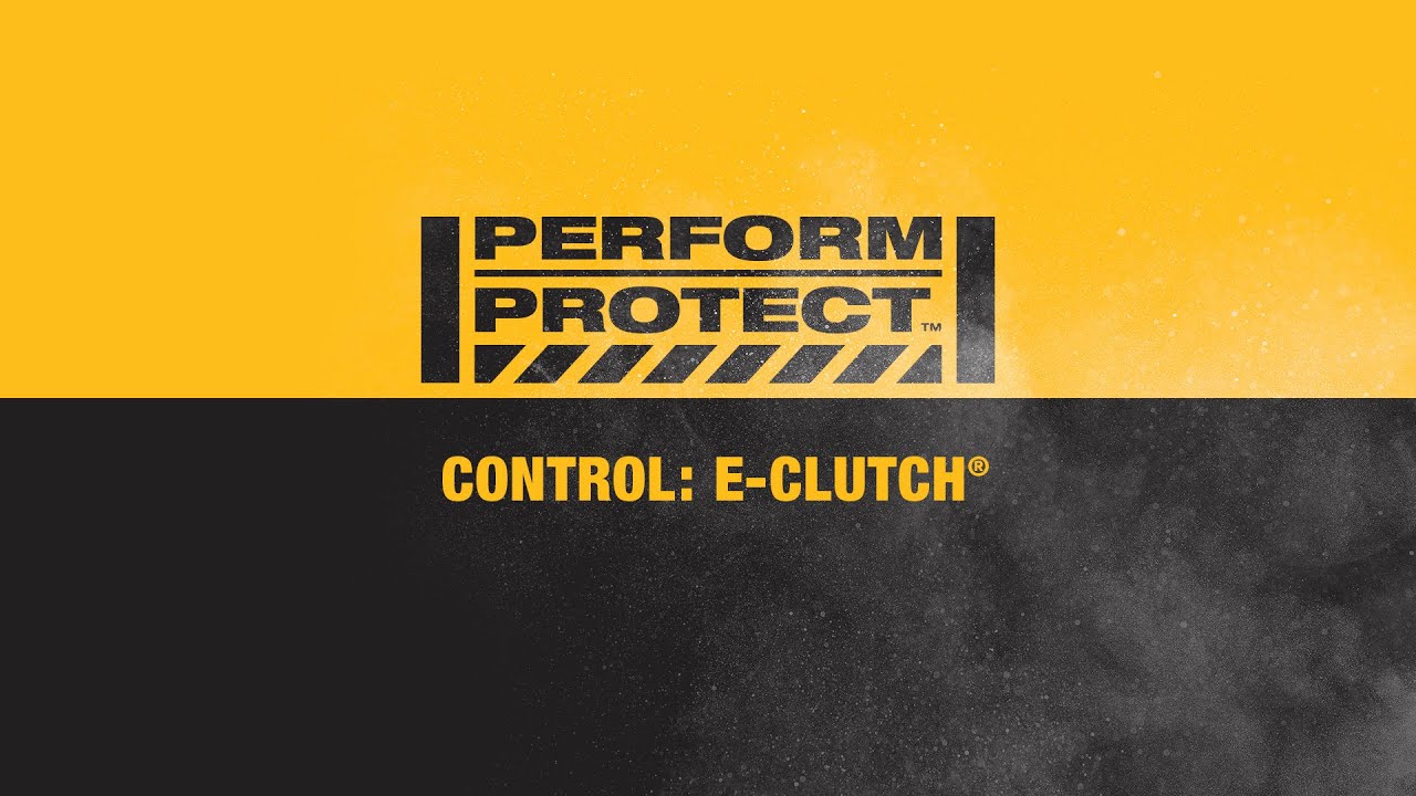 DEWALT PERFORM & PROTECT™ - Anti-Rotation E-CLUTCH® System
