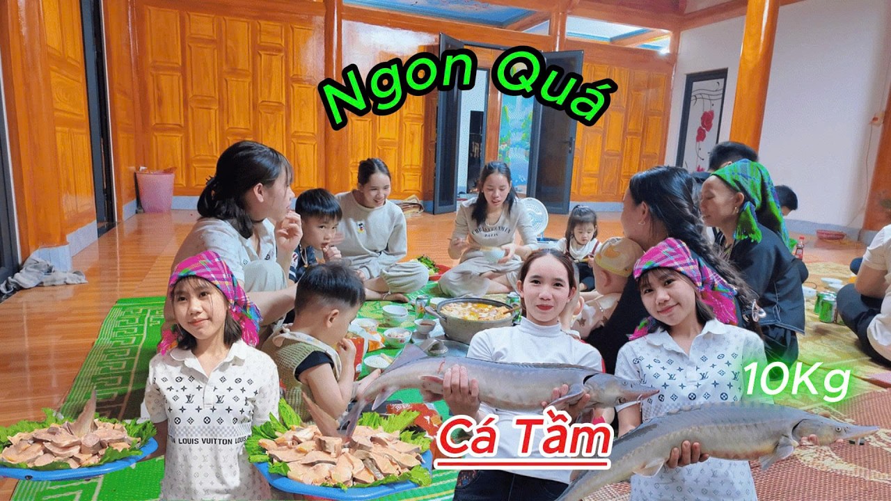 A Mạnh Chơi Lớn Thiết Đãi Cả Nhà Ông Bà Ngoại Cu Khánh Bữa Nồi Lẩu Cá Tầm Ngon Không Cưỡng Nổi