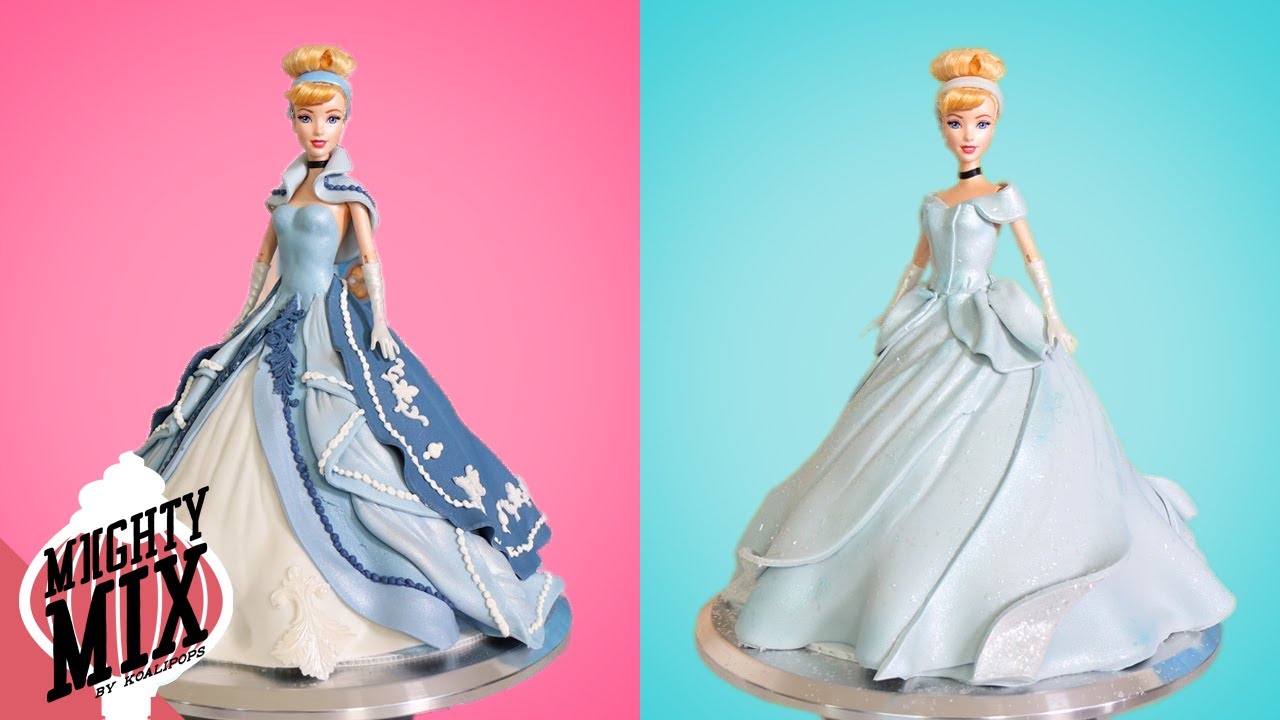 Disney Princess Cinderella Doll Cake | Birthday Party| Amazing Cakes| Koalipops