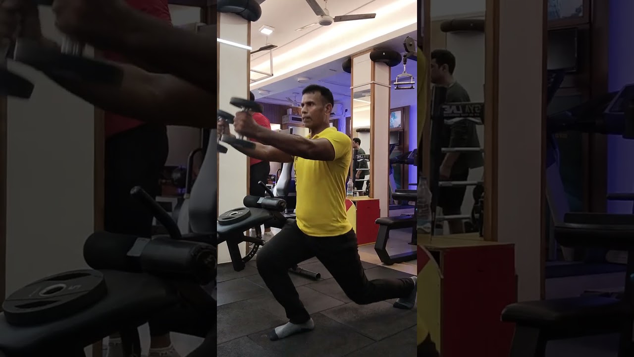 gym exercise.   