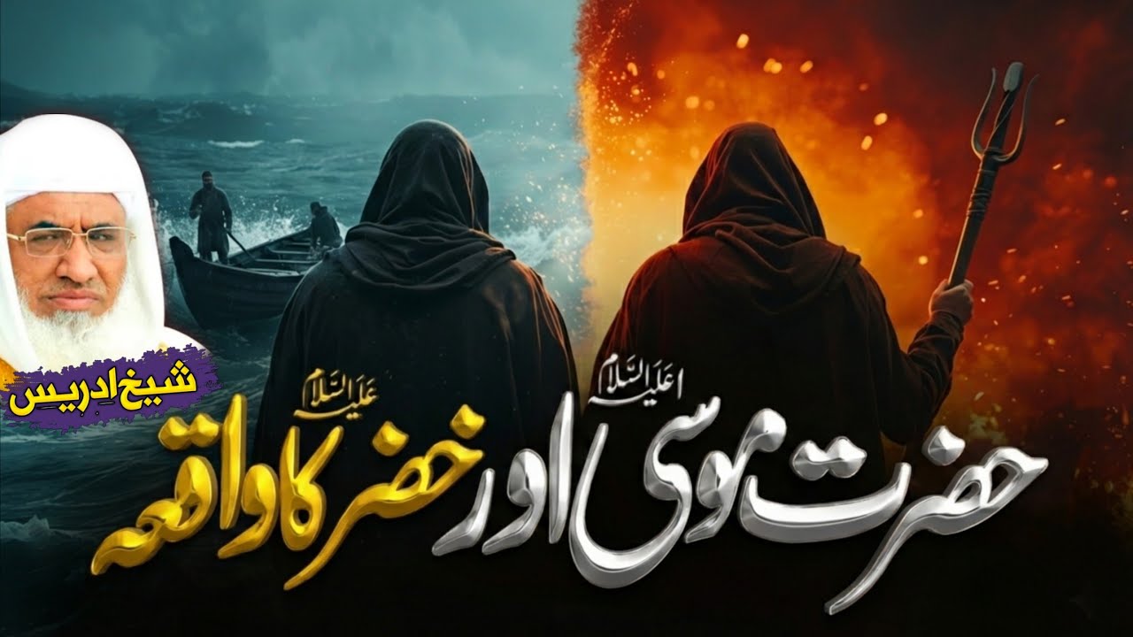 Hazrat Musa A.S aur Hazrat Khizar A.S ka Hairan Kun Waqia | Molana Sheikh Idrees Sahib Pashto Bayan