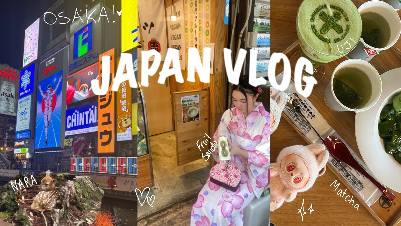 Japan vlog part 1 (Food, Nara, Uji, Matcha)